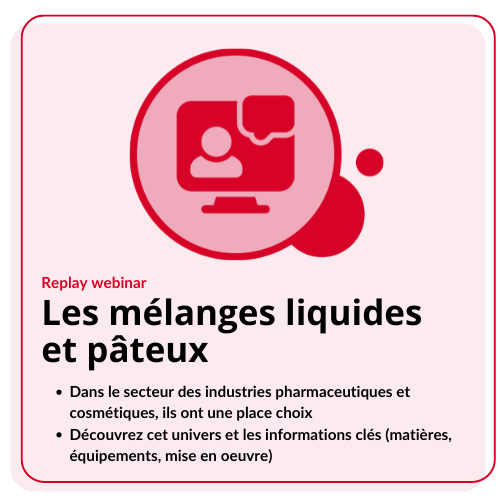 Webinar IFIS Les mélanges liquides et pâteux